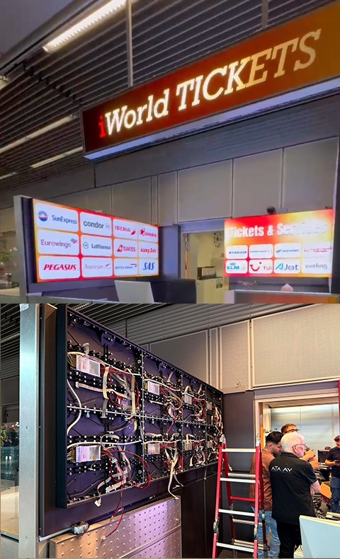 Almanya Hava Limanı Dijital Stand